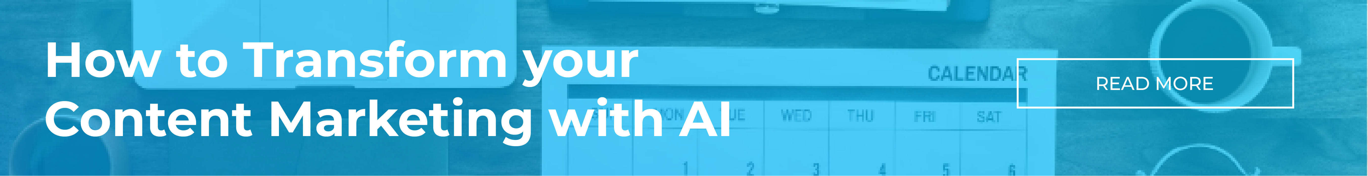 How to transform your content marketing with AI banner
